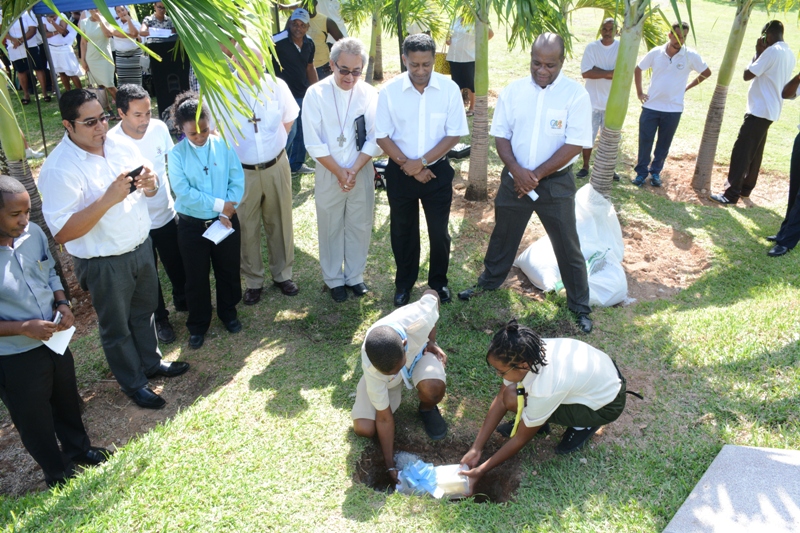 Peace time capsule to be unearthed in 2020 Archive Seychelles Nation
